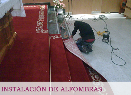 Instalacion de alfombras